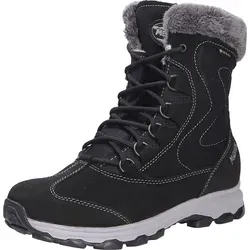 Meindl Civetta Lady GTX Damen Winterstiefel Schwarz, 39.5 EU - Wanderschuhe für Damen, ideal für kalte Tage mit wasserdichtem Gore-Tex und warmem Webpelz, perfekte Griffigkeit durch Gummiprofilsohle Grip.