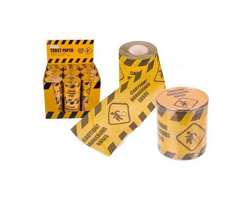 Out of the Blue Hängedekoration Toilettenpapier Caution! Dangerous Gases