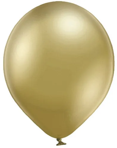 Belbal 600 Glossy Gold 30cm 12 Inch B105 Latex Luftballons 100 Stück