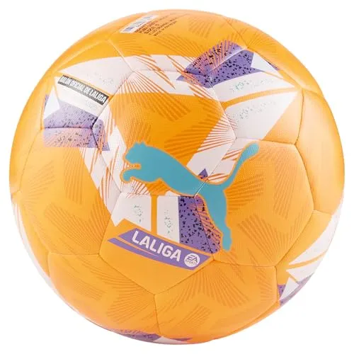 Puma ORBITA LALIGA 1 HYB Fußball in orange von PUMA