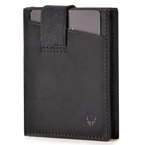 DONBOLSO Wallet 2 BusinessLine - Slim Wallet mit RFID Schutz, echtes Leder und Platz für bis zu 13 Karten, ideal für Minimalisten