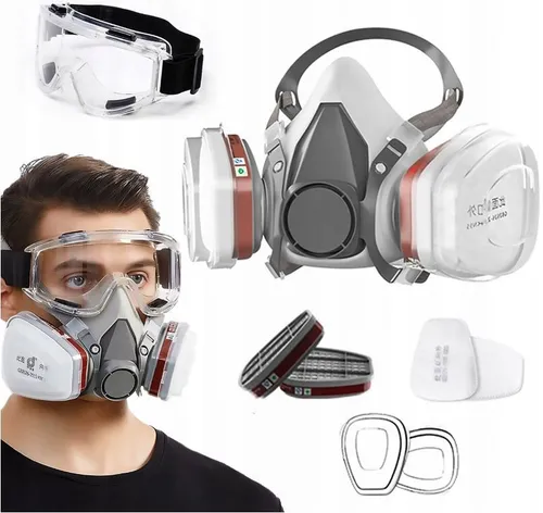 3M 6200 Halbmaske Atemschutzmaske mit Filtersatz