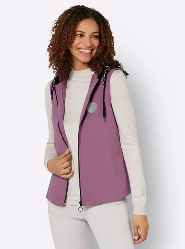 Witt Jerseyweste Sweatweste in lila von Witt