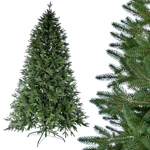 SMEREKA® Künstlicher Weihnachtsbaum 120cm Naturgetreue Spritzguss 100%, Made in EU