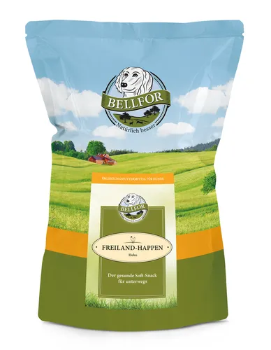  Soft-Snack mit Huhn Freiland-Happen von Bellfor - 200 g 16,95 EUR/kg