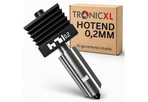 TronicXL 3D-Drucker P2S H2S H2D Hotend 0,2mm Düse passend für Bambu Lab 3D Drucker Nozzle, Zubehör Ersatzteil Ersatzteile