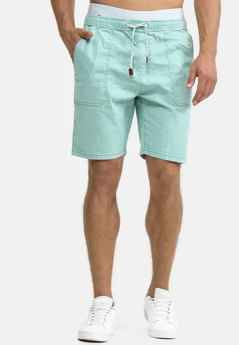 Indicode Chinoshorts Herren Stoufville - Luftige Herren Chinoshorts aus elastischer Baumwolle mit Kordelzug. Ideal für sportliche und stilvolle Looks im Sommer, vielseitig kombinierbar und bequem.