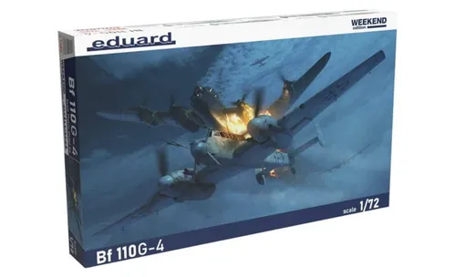 MW22 EDUARD 7465 BF 110G-4 1/72 Modellbausatz - Flugzeug Modellbausatz aus Kunststoff im Maßstab 1:72, ideal für Sammler und Modellbau-Enthusiasten.
