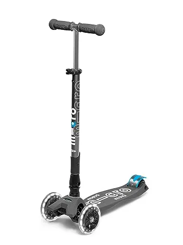 Scooter Maxi MICRO DELUXE - Faltbarer Tretroller mit LED-Rädern - Roller / Kickboards - Der Maxi Micro Deluxe ist zusammenklappbar und verfügt über leuchtende LED-Räder für mehr Sicherheit und Sichtbarkeit.