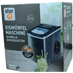 Eiswürfelmaschine 2L Schwarz – Schnelle Eisproduktion