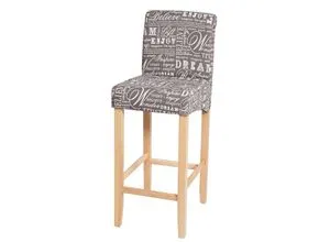 Stylischer Barhocker MCW-C33 im Retro-Look in grau von MCW