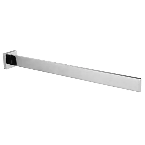BERNSTEIN® Handtuchhalter HH39 - Rechteckige Edelstahl-Handtuchstange - Handtuchhalter & -stangen, langlebig und stylish, ideal für moderne Badezimmer mit einfacher Wandmontage.