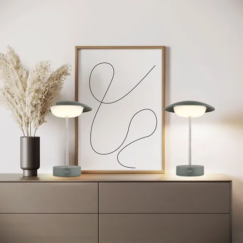 Höhenverstellbare Tischleuchte mit Touchdimmer von Globo