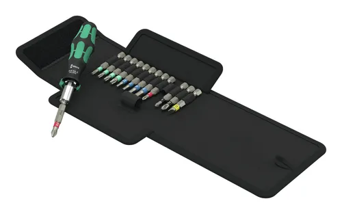 Wera 05051060001 Kraftform Kompakt 838 RA S Set 1 - 14-teilig, extrem kleiner Bits-Handhalter mit integrierter Ratschenmechanik für schnelles und sicheres Arbeiten