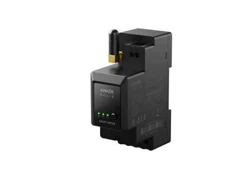 Anker SOLIX Smarter Zähler für Balkonkraftwerk - Intelligenter Zähler für die Anker Solarbank 2/3 Pro, ideal für Innen- und Außenanwendungen. Kompakte Bauweise mit nur 0,36 kg, perfekt für den täglichen Einsatz.