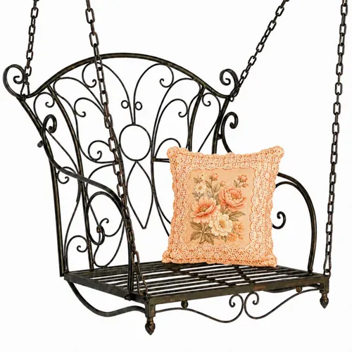 DanDiBo Hängesessel Metall Garten 18811 in braun von DanDiBo