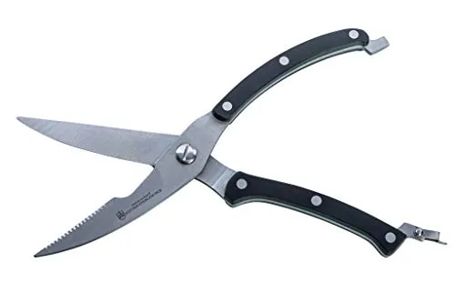 Neustanlo® Edelstahl INOX scharf Geflügelschere Fleischschere Hähnchenschere Ente Gans Pute Tranchierschere