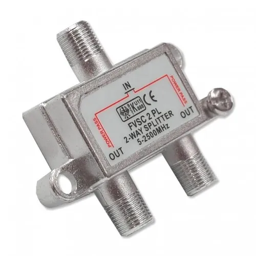 SAT-Verteiler 2-fach, Splitter, F-Anschlüsse