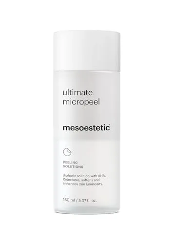Mesoestetic Ultimate MicropeEl - Sanftes Peeling für eine strahlende Haut: Die Kombination aus AHA und Enzymen fördert die Hauterneuerung und sorgt für ein glattes Hautbild. Ideal für die wöchentliche Anwendung und zur Unterstützung der Hautbarriere.