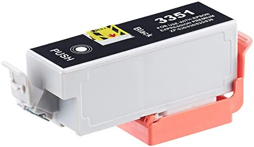 iColor Tintenpatrone kompatibel Kompatibel mit epson: Tintenpatrone für Kompatibel mit epson (ersetzt T3351, T3361, T3362 / 33XL), Black (kompatible Tintenpatronen Tintenstrahldrucker)