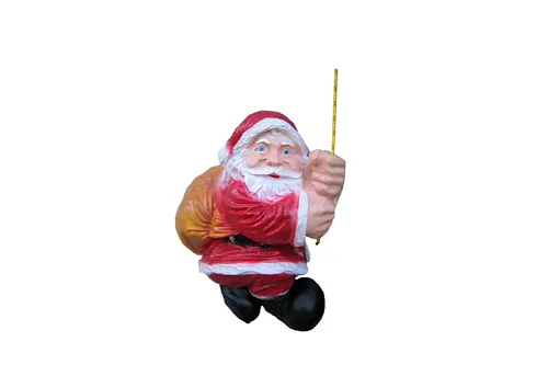 JVmoebel Gartenzwerg Weihnachtsmann Figur auf Schlitten, detailreiche Dekoration, Made in Europa