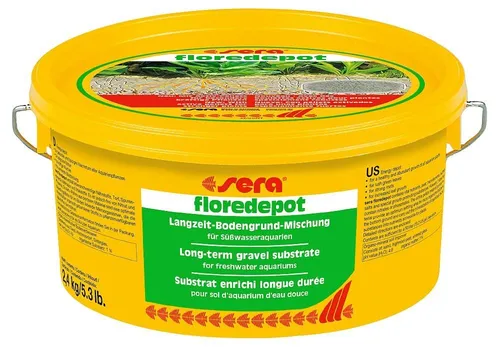 Sera Aquariendeko sera floredepot Langzeit-Bodengrund