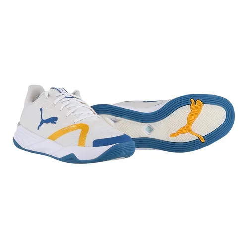 PUMA Accelerate Turbo Nitro II Hallen-Indoorschuhe - Badmintonschuhe mit NITRO-Schaum für verbesserte Dämpfung und Geschwindigkeit, ideal für Flügelspieler und Angreifer.