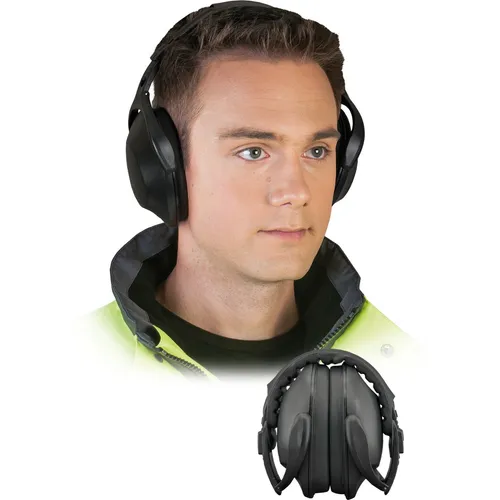 Reis OS-FLEX Gehörschützer, Schwarz, M Größe, 10 Stück - Ohrenmedikation: Hoher Schallschutz mit SNR 21.9 dB und bequemen Dichtungskissen für optimalen Tragekomfort bei langen Einsätzen.