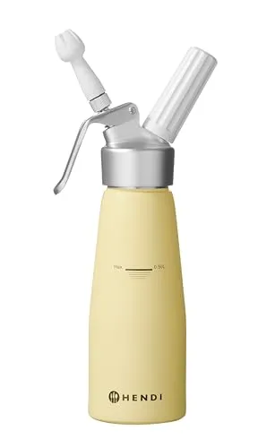 Hendi Sahnespender Kitchen Line 0,5l gelb