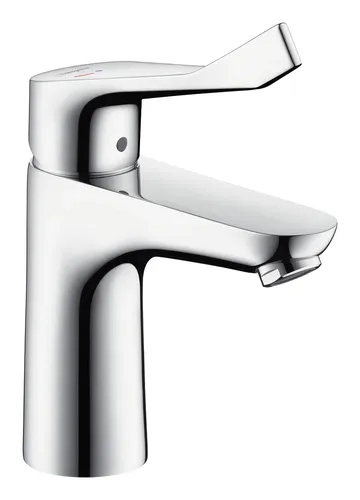 Hansgrohe Focus Einhebel-Waschtischmischer 100 CoolStart - Chrom - 31917000 - Waschtischarmaturen mit CoolStart-Technologie, die Energie spart und den Komfort erhöht.