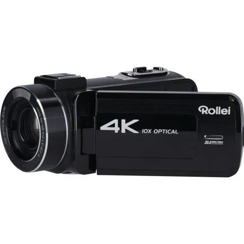 Rollei Movieline UHD 10X - 10-fach Zoom 4K Camcorder - Elektronik & Foto, leistungsstarker 4K Camcorder mit 10-fach Zoom für beeindruckende Videoaufnahmen und kreative Filme.