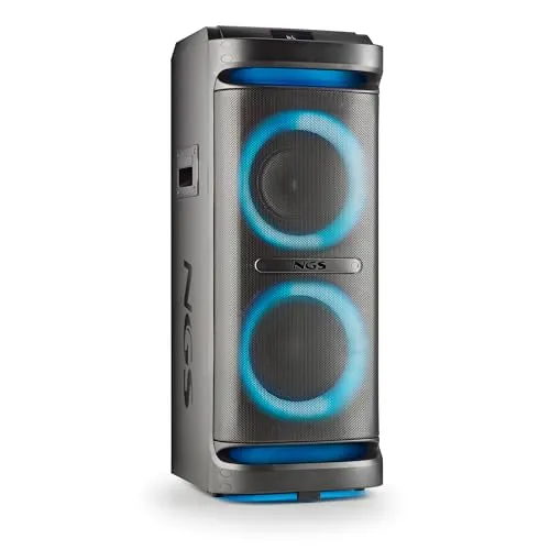 Tragbare Bluetooth-Lautsprecher NGS WILDSPACE2 Schwarz von NGS