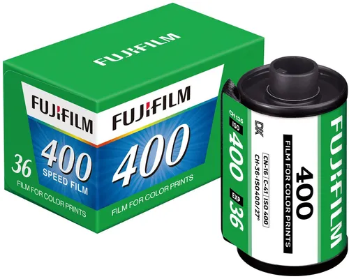 Fujifilm 400 135 36 Farbnegativfilm - ISO 400, feine Körnung und außergewöhnliche Schärfe für perfekte Farbwiedergabe