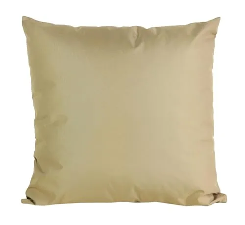 JACK 40x40cm Outdoor Lounge Kissen Dekokissen inkl. XXL-Füllung Wasserabweisend Sitzkissen Garten Stuhl Lotus Effekt, Farbe:Taupe