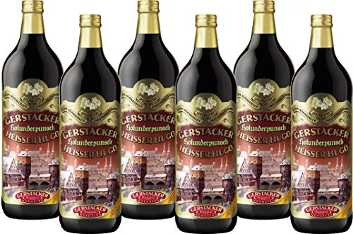 Gerstacker Holunderpunsch Heisser Hugo (6x1l) von Gerstacker