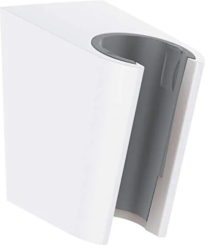 hansgrohe Porter S Brausehalter no. 28331000 - Brausestangen, ideal für Schläuche mit konischer Mutter und in modernem weiß matt Design