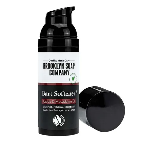 Brooklyn Soap Company Bartbalsam 50ml - Ultra weicher Bart - Bartcremes für alle Bartlängen, pflegt Haut und Bart, verhindert Juckreiz und Bartschuppen, mit natürlichen Duftnoten aus Zedernholz und Eukalyptus.