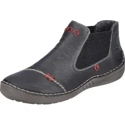 Rieker Damen Chelsea Boots 52590 - Flache Chelsea Boots für Damen, ideal für den Übergang, mit weicher Decksohle und RIRICON-Sohle für optimalen Komfort.