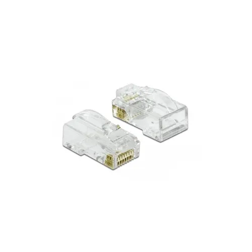 - RJ45 Crimp-Cut-Curve Stecker Cat.6 UTP 20 Stück 86473
