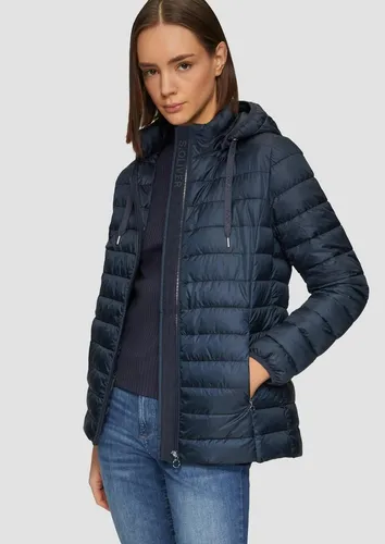 s.Oliver Leichte Steppjacke mit Abnehmbarer Kapuze Navy 38 - Funktionsjacke mit abnehmbarer Kapuze, ideal für wechselhaftes Wetter und stilvolle Outfits.