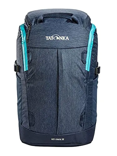 Tatonka Rucksack City Pack 22l - Nachhaltiger Daypack mit Laptop-Fach - Wanderrucksäcke mit 22l Volumen, hergestellt aus recycelten Materialien. Ideal für Freizeit und Büro, mit 3D-Frontöffnung und gepolstertem Laptopfach für optimalen Schutz.