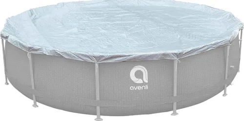 Abdeckplane Poolabdeckung 426 cm – Rund und robust - Abdeckungen & Aufroller – Schützt Ihren Quick-Up-Pool über den Winter mit dieser robusten PVC-Plane, ideal für verschiedene Marken wie Intex und Bestway.