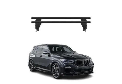 OMAC Dachträger für BMW X5 G05 (2019-2025) – 50kg Aluminium Schwarz - Robuster und abnehmbarer Dachträger aus Aluminium für BMW X5, ideal für vielseitige Transportlösungen. Leichtgewichtig und wasserbeständig, perfekt für jedes Abenteuer.