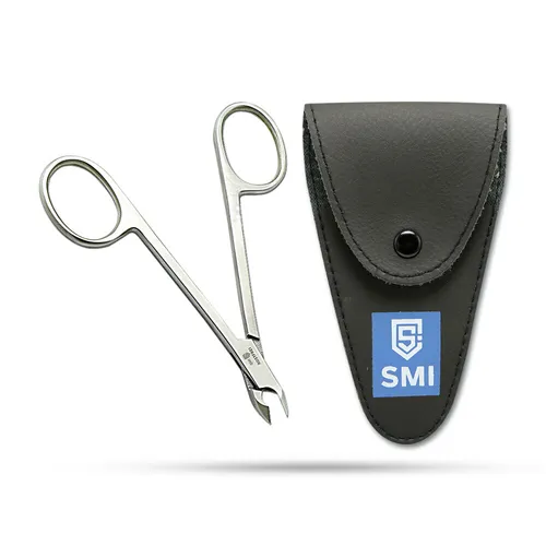 SMI - Nagelhautzange Hautzange Nagelhautschere Hautschere Edelstahl mit Etui