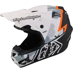 Troy Lee Designs GP Volt Motocross Helm Schwarz, Größe XS 54-55 - Hochwertiger Motocross Helm mit 16 Belüftungsöffnungen und EPP-Kinnbügel für optimalen Komfort und Sicherheit. Ideal für Männer und verschiedene Kopfgrößen.
