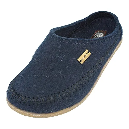 Haflinger Hausschuh blau 39 EU - Bequemer Hausschuh in Größe 39, Farbe blau, ideal für gemütliche Stunden zu Hause, aus hochwertigem Material für besten Tragekomfort.