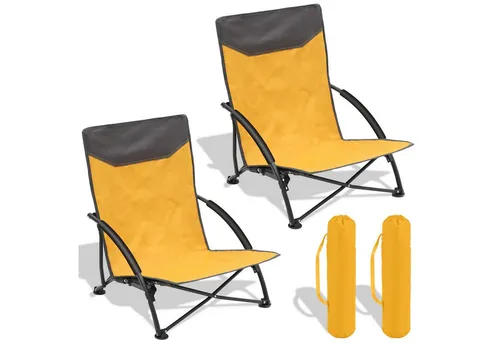 Sekey Klappstuhl Strandliegestuhl in gelb von Sekey