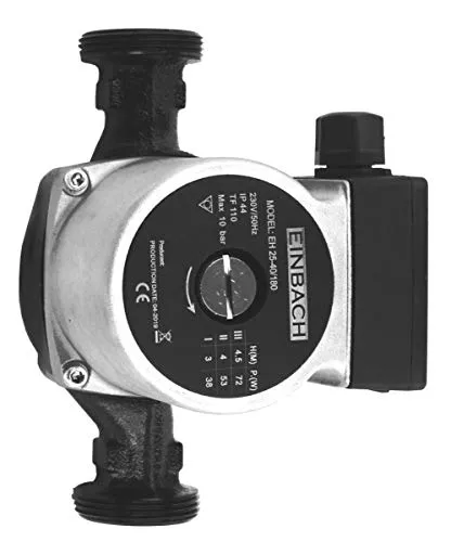 Einbach Umwälzpumpe 25-40 180 230V Nassläuferpumpe Förderhöhe 4 Meter DN 25 Heizungspumpe