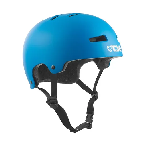 TSG Evolution Skate-Stunt-Scooter Helm Blau L/XL (57-59cm) - Unisex Skate-Helm in Blau, Größe L/XL (57-59cm) für optimalen Kopfschutz beim Stunt-Scootern. Ideal für Sicherheit und Komfort beim Skaten.