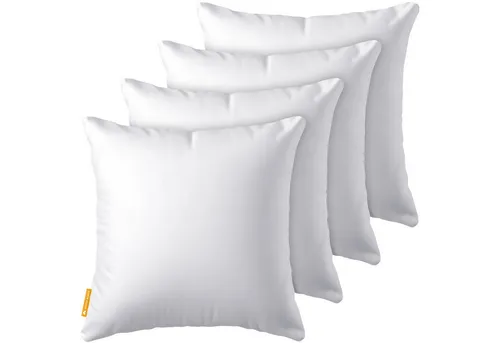 Gentle North Microfaserkissen 4er Set - Höchster Komfort für jeden Schlaftyp - Kopfkissen Set mit individuell anpassbarer Füllung für optimalen Schlafkomfort. Waschbar, langlebig und allergikerfreundlich - ideal für Seitenschläfer und Rückenschläfer.